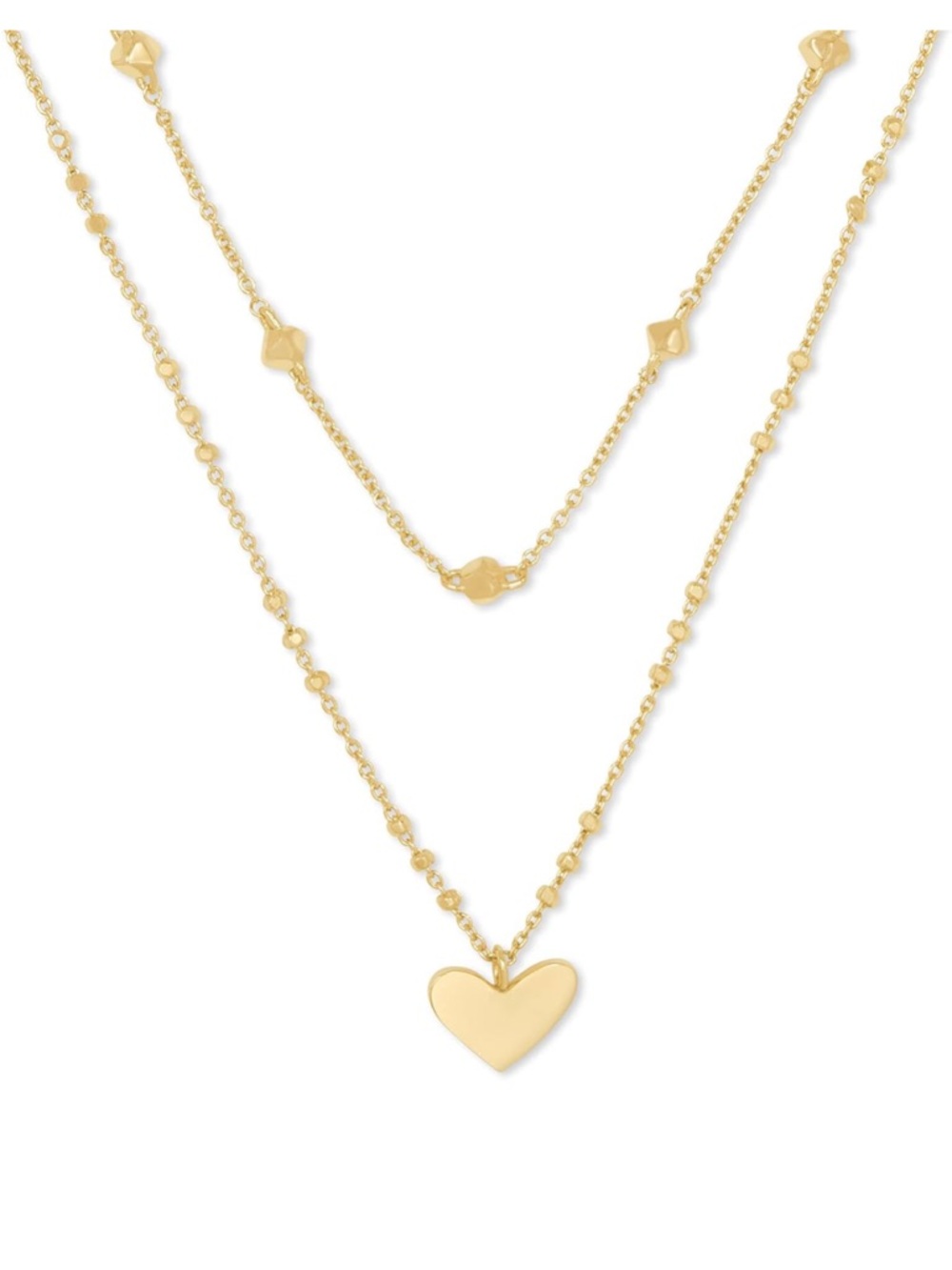 HOST PICK 💛 Kendra Scott Ari Gold Heart Multistrand Necklace 💛